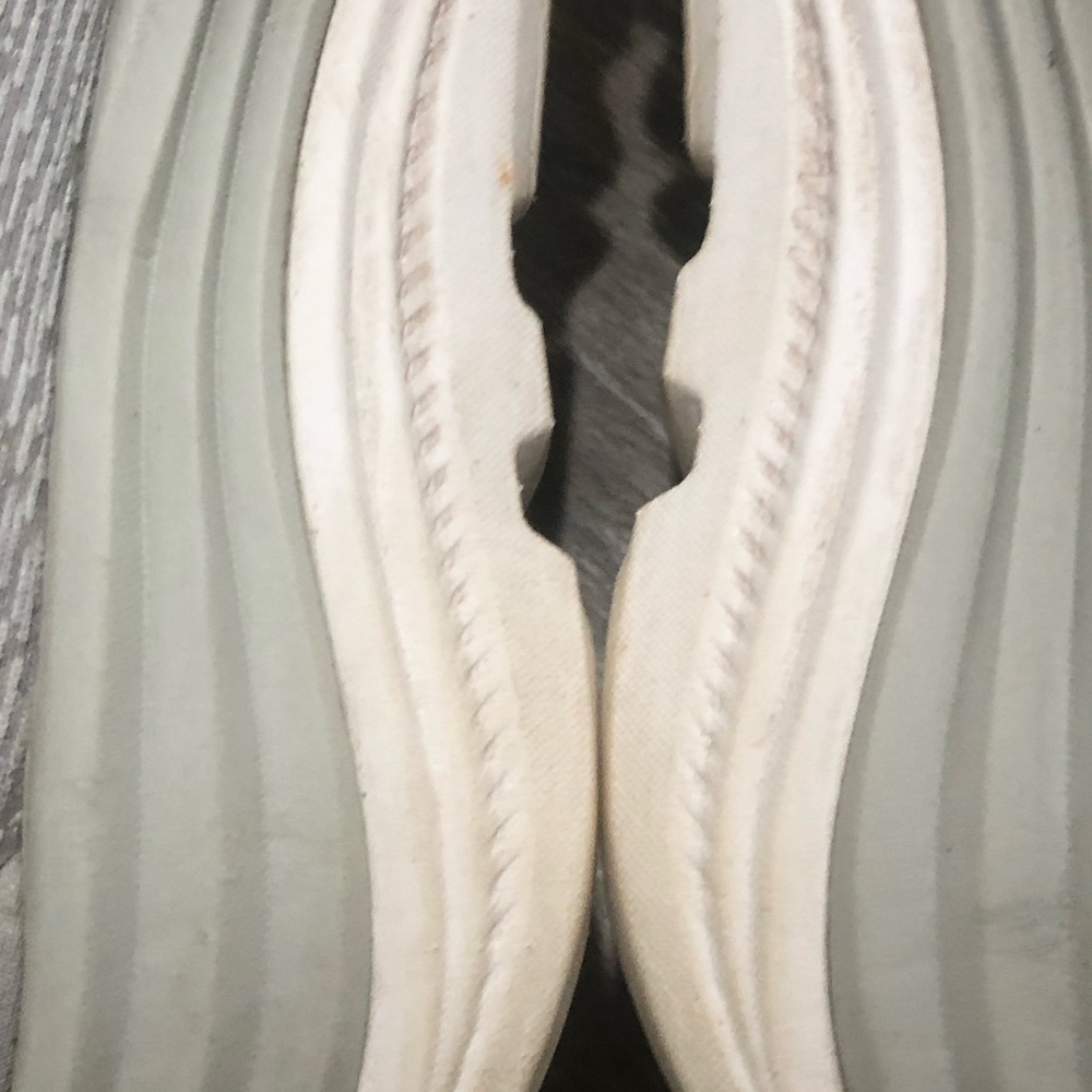 Hoka Women's Light Gray and Pale Pink Running Shoes - Picture 12 of 16